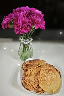 Egg milk oatmeal pancakes