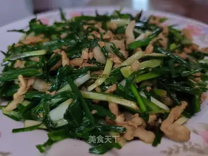 Garlic fried meat
