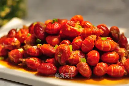 Garlic shrimp tail