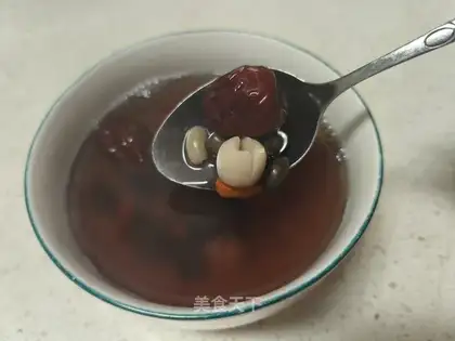 Black Bean Lotus, red date tea