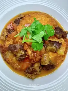Tomato eggs and oxen