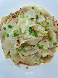 The dumplings are full of meat