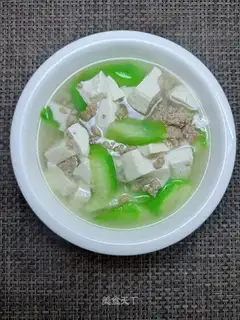 Tofu melon bouquet