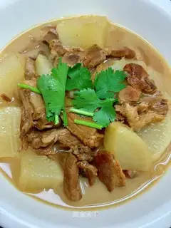 Duck with radish