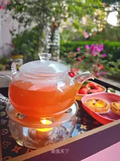Orange apple tea