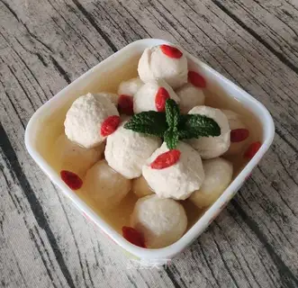 Handmade chicken meatballs