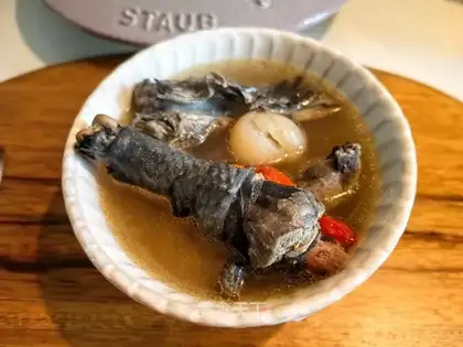 The chicken soup