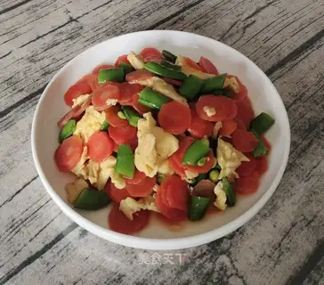 Eggs and vegetables