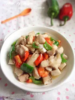 stir-fried diced fish