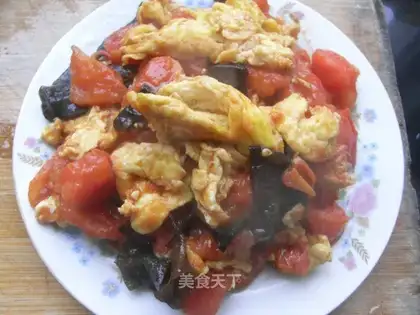 tomato scrambled eggs