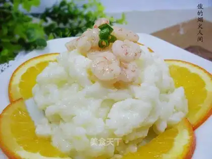 stir-fried shrimp with fresh milk