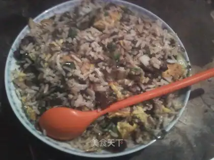 stir-fried rice with leftovers