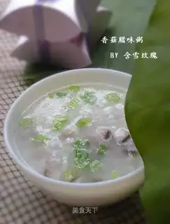 Mushroom cured porridge