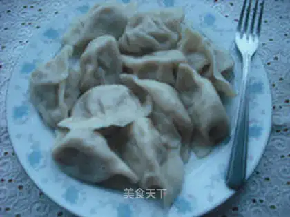 Chinese cabbage and Agaricus blazei meat dumplings