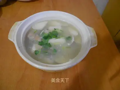 yam and clam soup