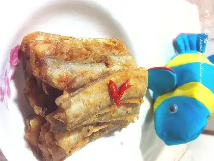 Home-cooked fried hairtail