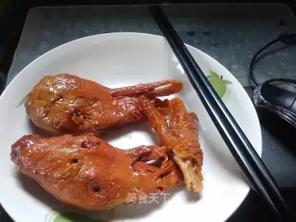 Tiger skin chicken feet