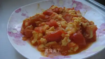 tomato scrambled eggs