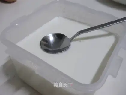 Lazy version of homemade yogurt