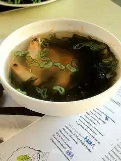 Shrimp and seaweed soup