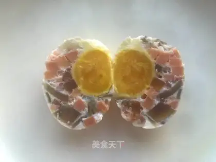 Variety of salted eggs