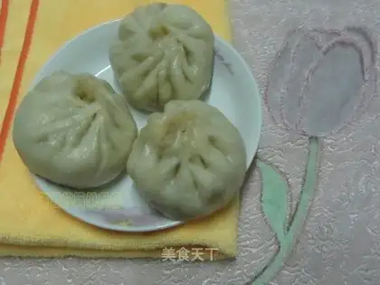 Potato and onion meat bun