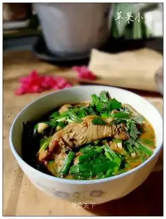 Home-cooked Spanish mackerel