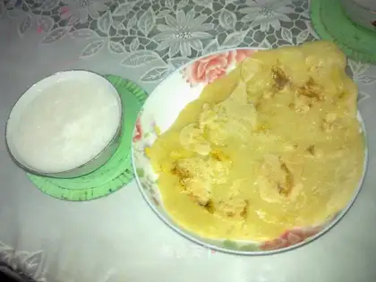 Milk banana cake