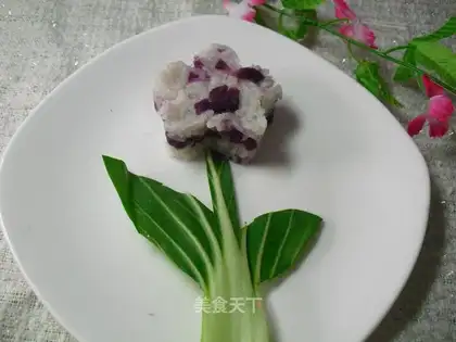 Purple sweet potato rice