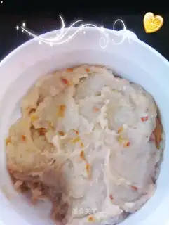 Baby nutritious taro paste