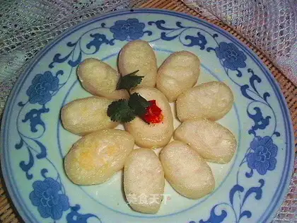 Baked rice cake