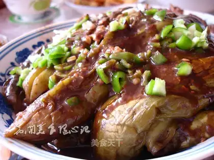Eggplant in Mungs-Sauce