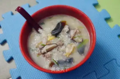 Clam assorted porridge