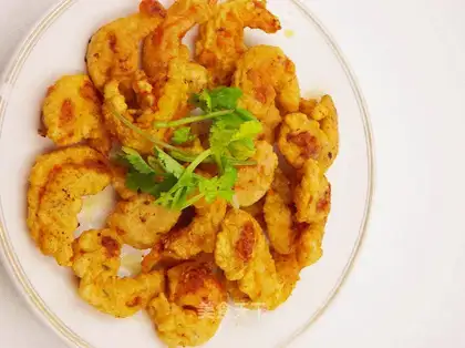 Soft fried shrimp