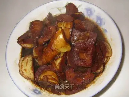 Braised bamboo shoots in oil
