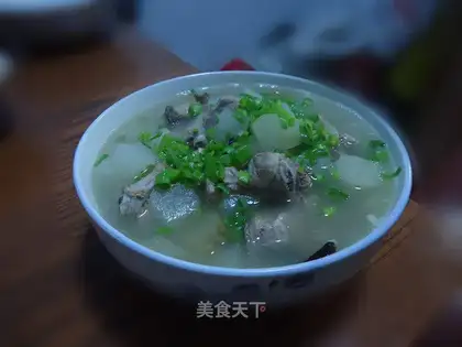 Winter melon pork ribs soup