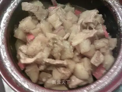 Curry potato casserole