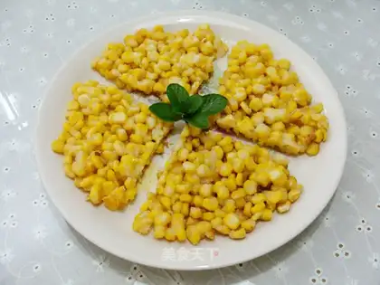 Golden corn cake