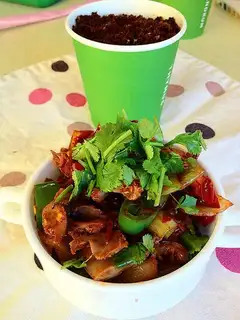 Spicy chicken gizzards