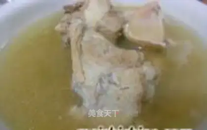 Bone cuttlefish soup