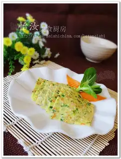 Pastoral vegetable egg cake