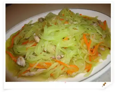 Home fried lettuce