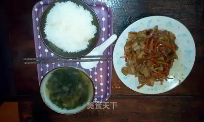 roasted dolphin meat and ginger