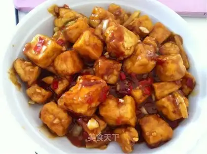 Fish-flavored tofu