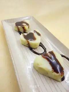 Honey yam mashed potatoes