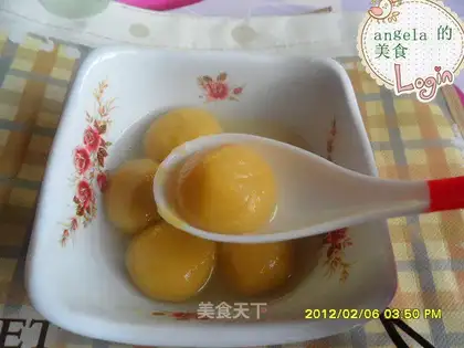 sweet potato glutinous rice balls