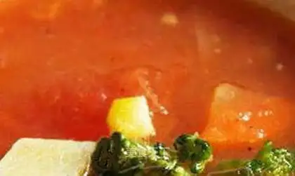 Tomato and vegetable soup