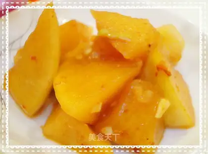 Crispy spicy radish