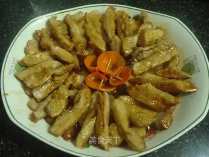 Homemade pork neck meat