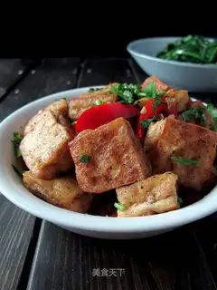 Pepper and pepper tofu